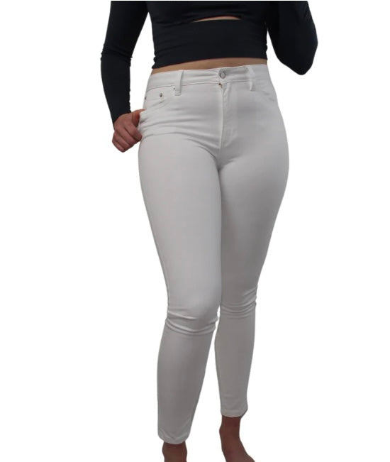 The Madison White Skinny Pant