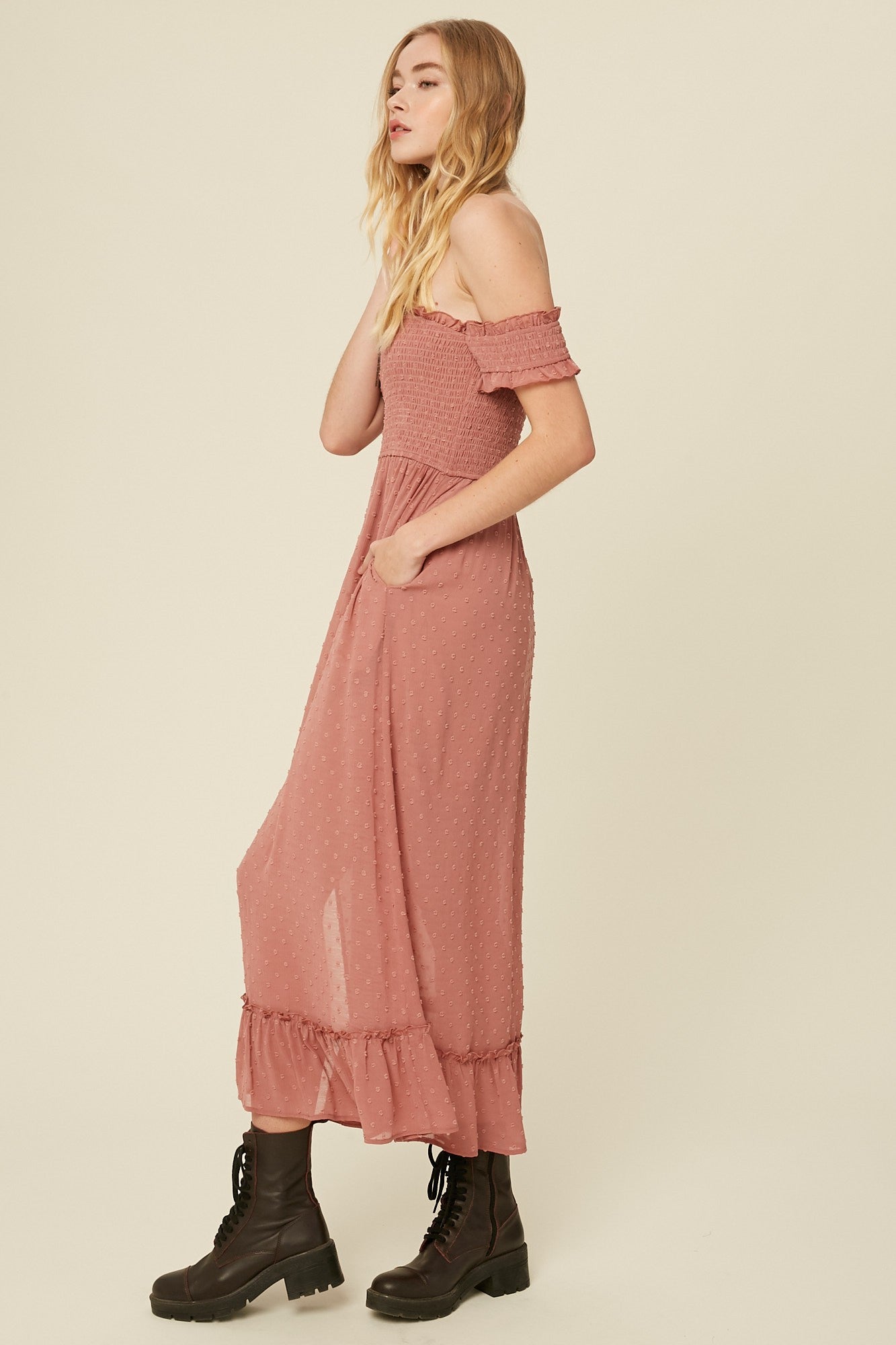 The Ashley Off The Shoulder Dress