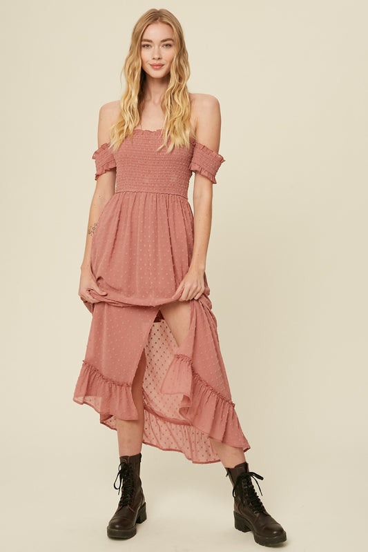 The Ashley Off The Shoulder Dress