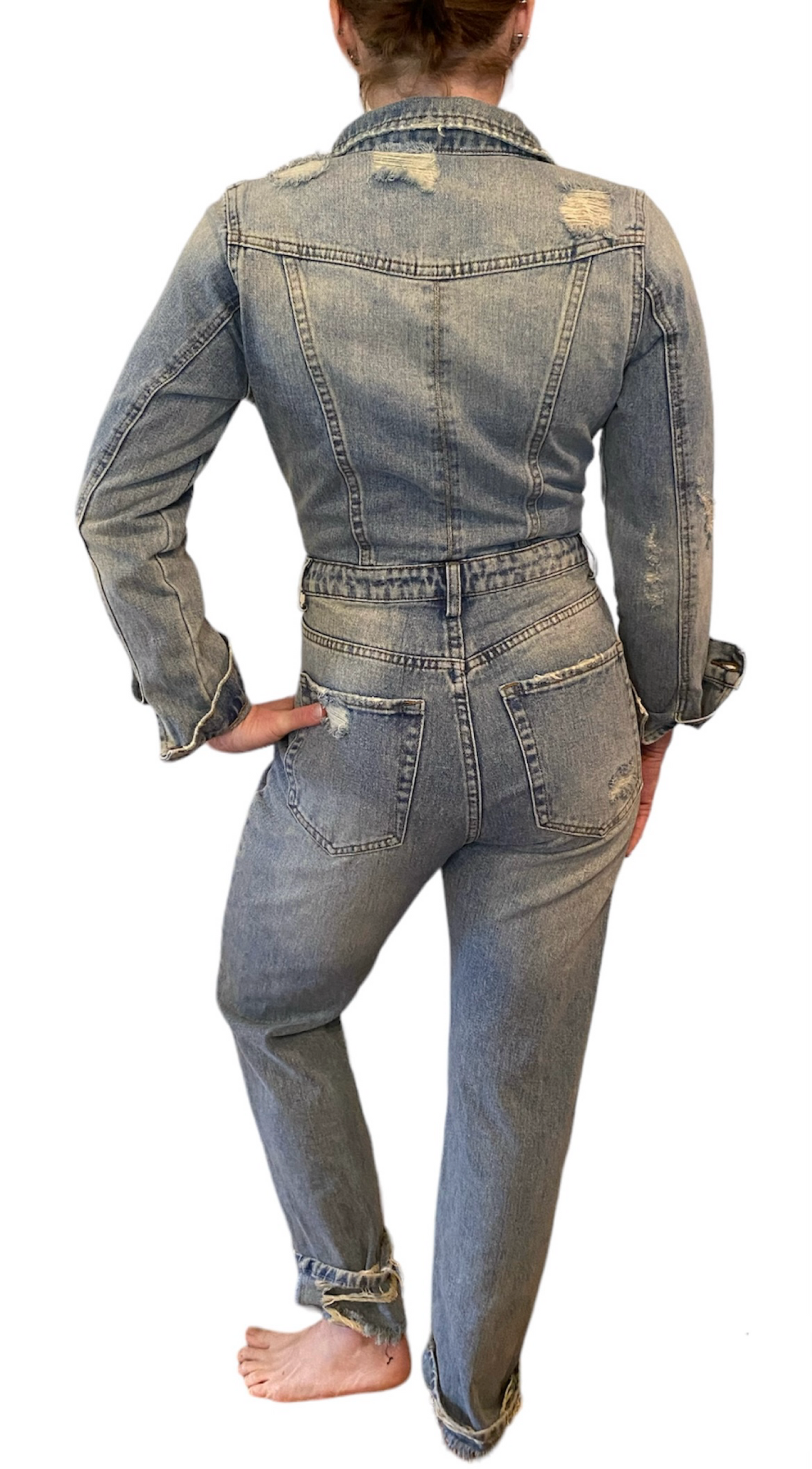 The Presley Denim Jumpsuit