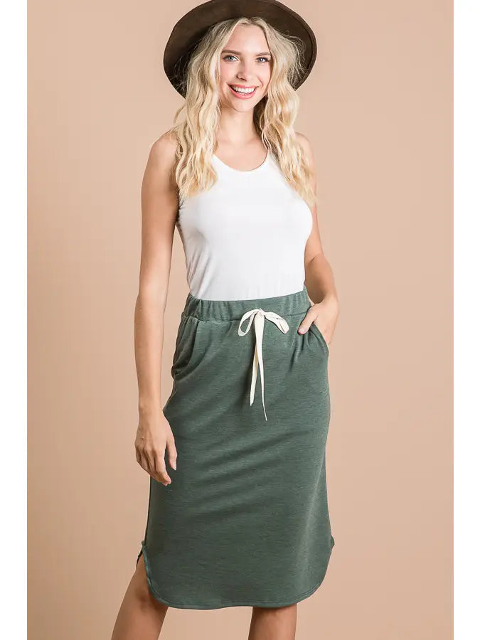 The Jackie Drawstring Skirt