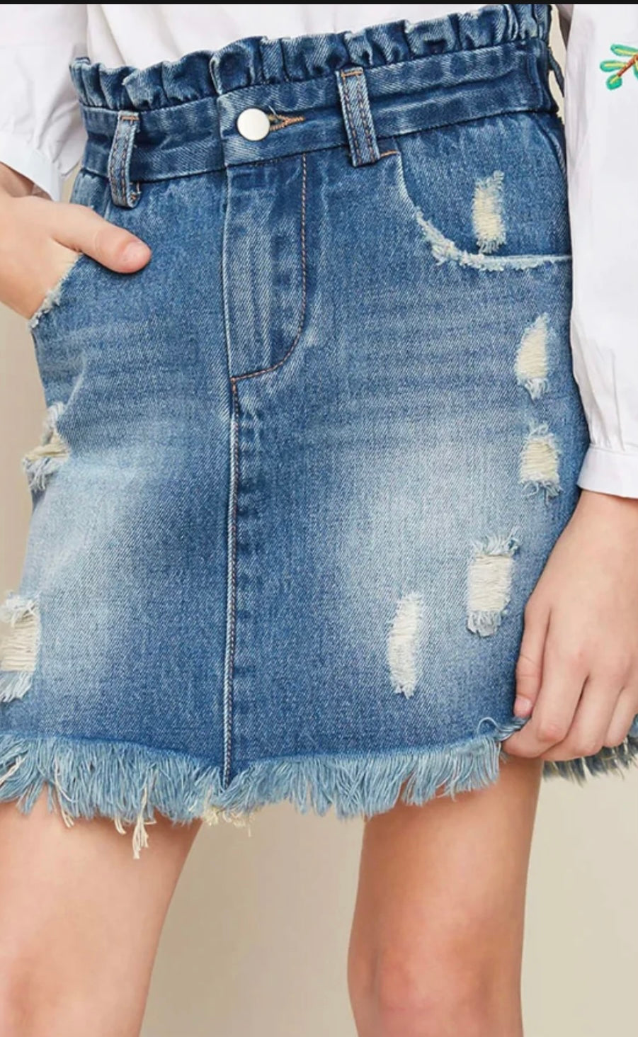 The Gracie Denim Skirt