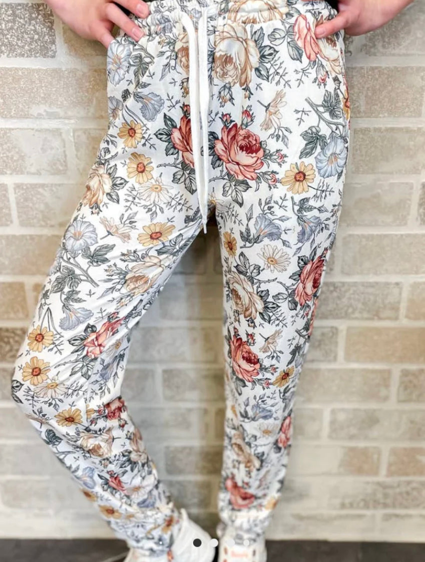 The June Floral Jogger