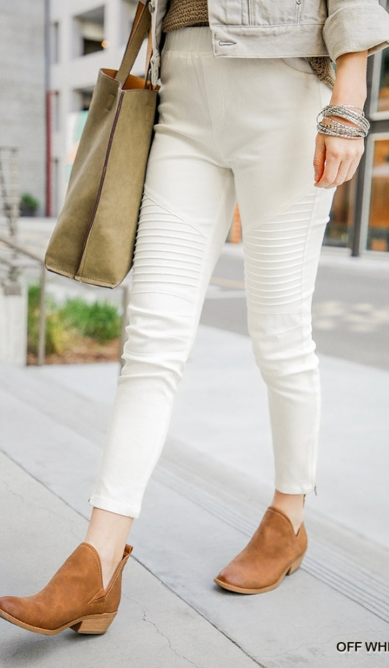 The Serena Moto Jegging